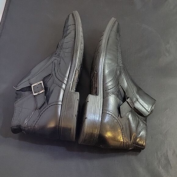 FREEMOOD LEATHER POINTED TOE MEN'S BOOT - Picture 8 of 11